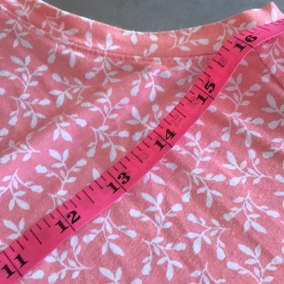 LOFT peach and cream sleeveless tank dress. - Picture 3 of 5